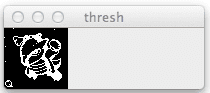 Figure 3: Applying local thresholding our query image using cv2.adaptiveThreshold.