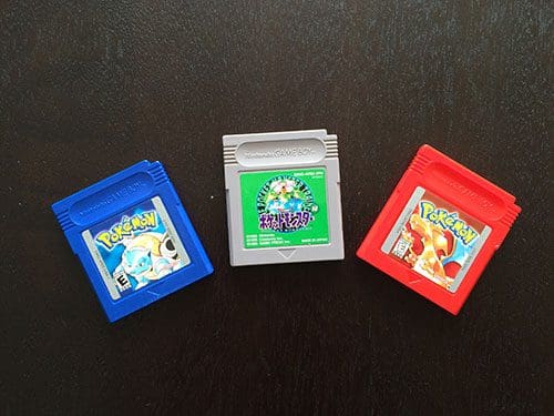 Figure 2: Our goal is to detect the red game cartridge (on the right) in this image.