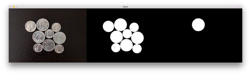 Figure 6: An example mask where we are detecting and extracting only a single object from the image.