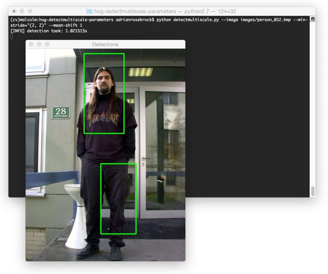 Figure 11: Applying mean-shift to handle overlapping bounding boxes.
