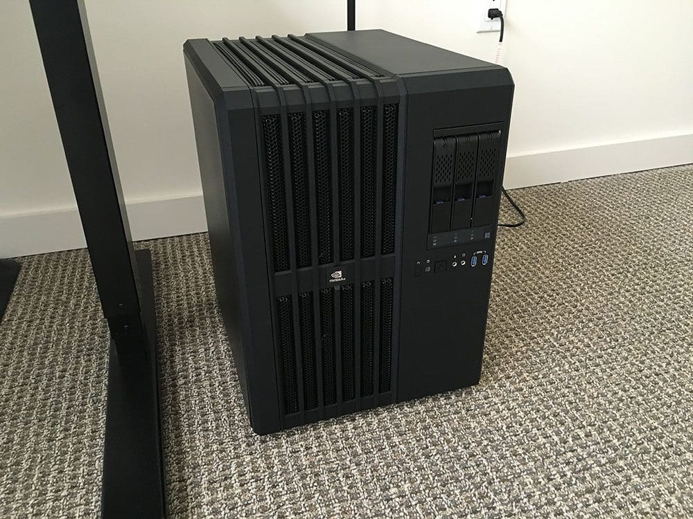 Figure 3: The NVIDIA DIGITS DevBox fully unboxed.